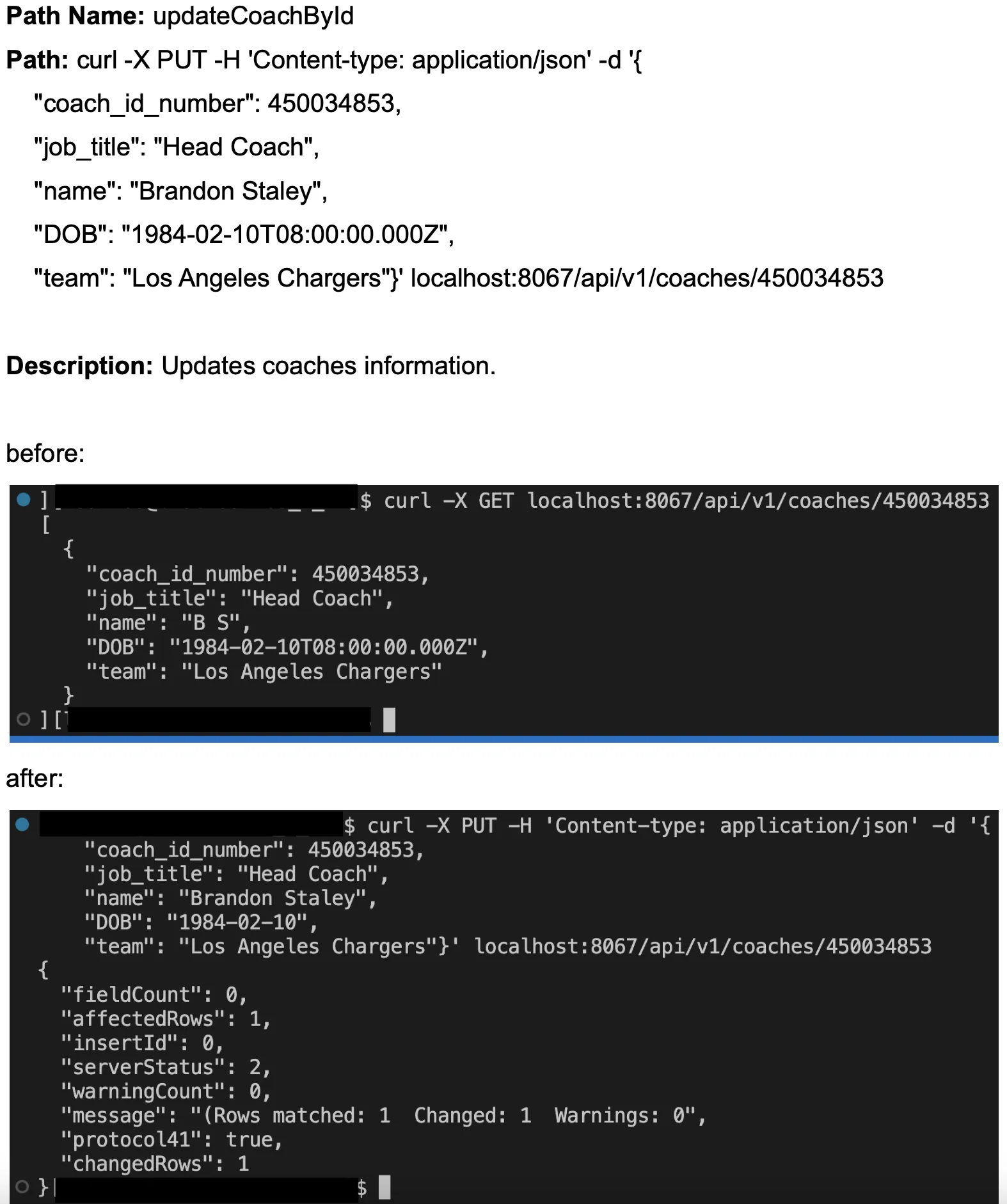 updating couch using PUT